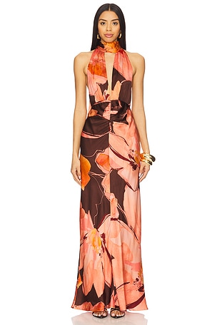 Emerson Halter Neck Maxi Dress Shona Joy