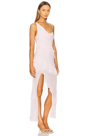 Shona Joy Amina Maxi Dress in Blush