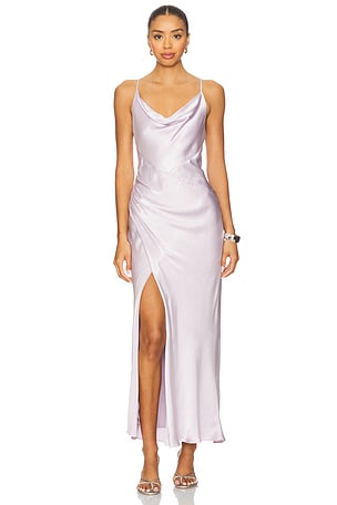 La Lune Cowl Neck Midi Dress Shona Joy