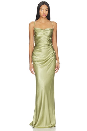 La Lune Lace Back Maxi Dress Shona Joy