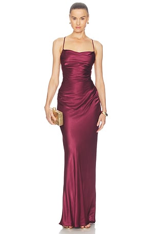 La Lune Lace Back Maxi Dress Shona Joy