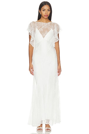 VESTIDO MAXI CON PANELES DE ENCAJE LABYRINTH  Shona Joy