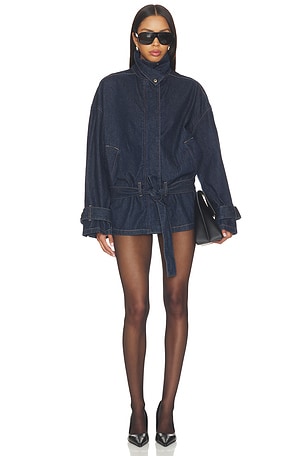 Rita Oversized Funnel Neck Jacket Shona Joy