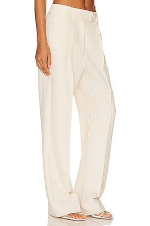 Shona Joy Irena Low Rise Slouch Pant in Ivory