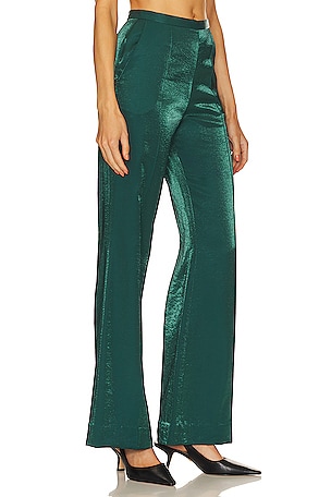 Shona Joy Miramare Flared Pant in Dark Green