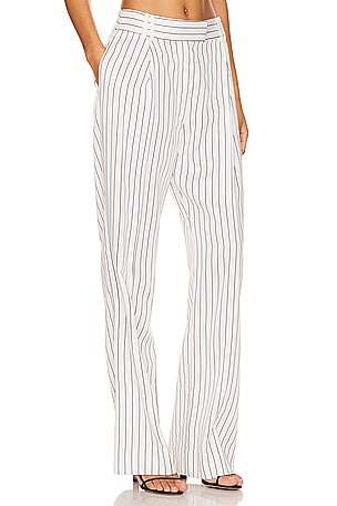 Shona Joy Harley Low Rise Slouch Pant in Ivory