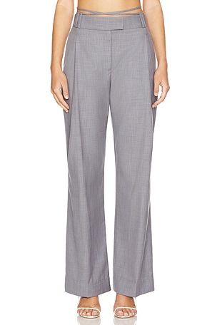 Asher Low Rise Slouch Pant With Tie Shona Joy