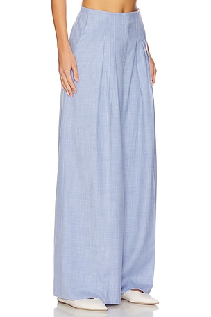 Shona Joy Asher Wide Leg Pant in Blue