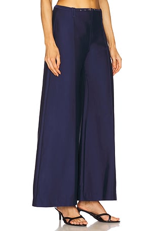 Shona Joy Otis Belted Pant in Navy. Size Aus 8/US 4. Also