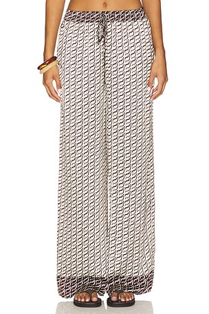 Monogram Silk Pant Shona Joy