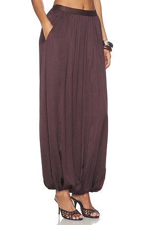 Shona Joy Agnes Harem Pant in Chocolate