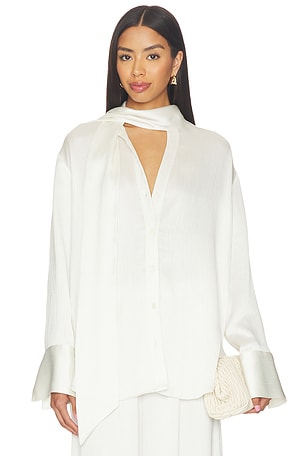 Huxley Long Sleeve Scarf Shirt Shona Joy