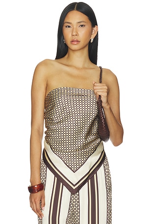 Tyler Silk Scarf Top Shona Joy