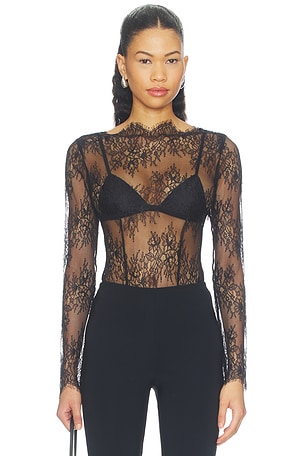 Lambent Lace Long Sleeve Bodysuit Shona Joy