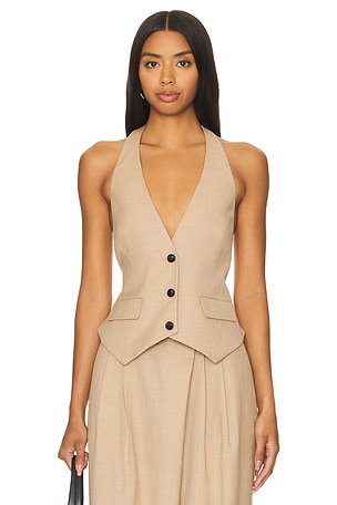 Asher Tailored Open Back VestShona Joy$260