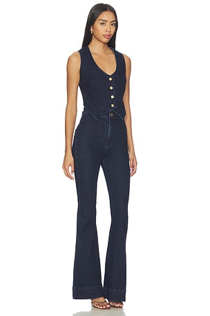 Show Me Your Mumu Portland Jumpsuit in Navy. Size S. Also