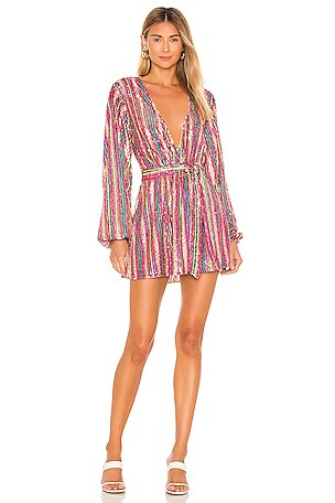 Show Me Your MuMu Wear Me retailer Out Dress Rainbow