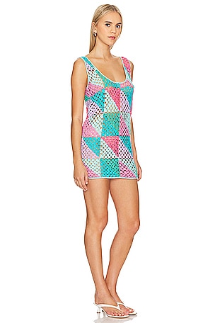 Show Me Your Mumu Tenny Coverup in Teal,Pink