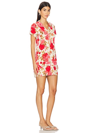 Show Me Your Mumu Dexter Button Sweater Dress in Cream