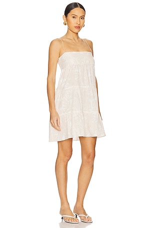 Show Me Your Mumu OOO Mini Dress in Beige