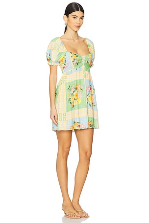 Show Me Your Mumu Annabelle Mini Dress in Green
