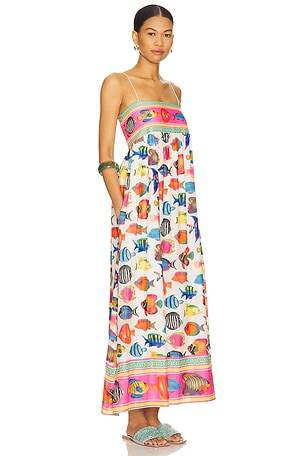 Show Me Your Mumu Skylar Maxi Dress in Coral
