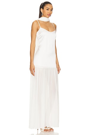 Show Me Your Mumu Dalia Maxi Dress in White