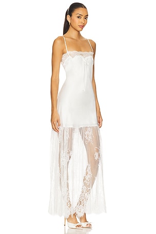 Show me your mumu vestido celene en color blanco