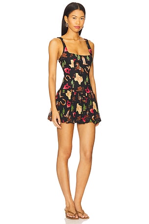 Show Me Your Mumu Marlo Mini Dress in Black. Size XS. Also