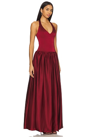 Show Me Your Mumu Eliza Maxi Dress in Red