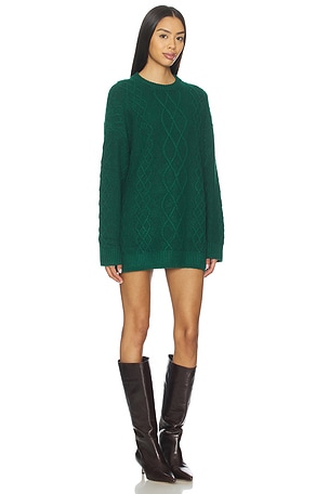 Show Me Your Mumu Canyon Tunic Sweater Dress in Green