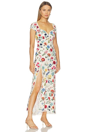 Show Me Your Mumu Nicola Dress in Ivory