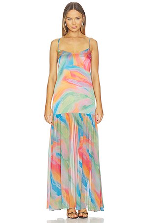 Show Me Your Mumu x REVOLVE Dahlia Maxi Dress in Blue,Pink