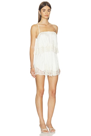 Show Me Your Mumu Emmylou Mini Dress in Ivory