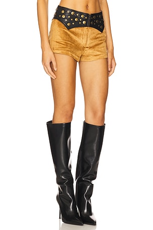 Show Me Your Mumu Wilson Shorts in Brown