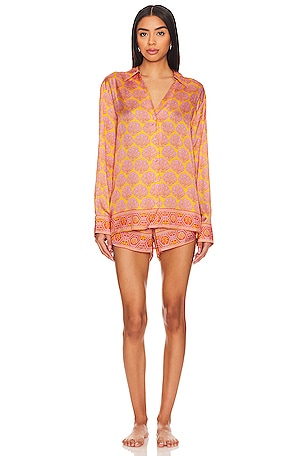 Free People x Intimately FP Steady Love Pj Set In Balsam Combo in
