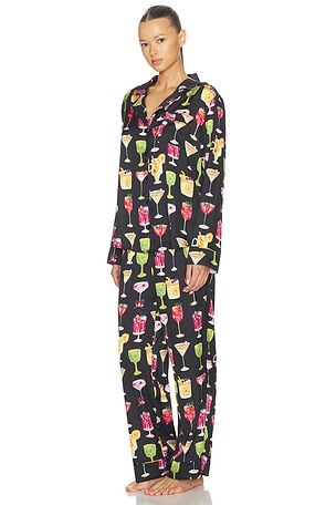Show Me Your Mumu Classic PJ Set in Black
