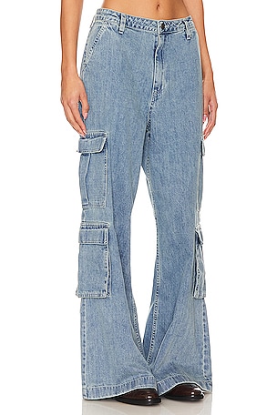 Show Me Your Mumu The Cargo Jeans in Blue