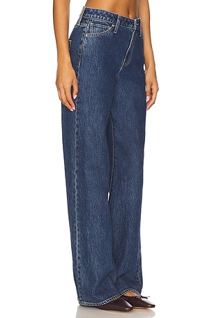 Show Me Your Mumu Midland Wideleg Jeans in Blue. Size 32. Also