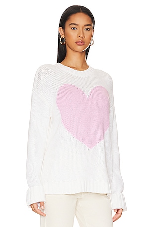 Show Me Your Mumu Sweetheart Sweater in White