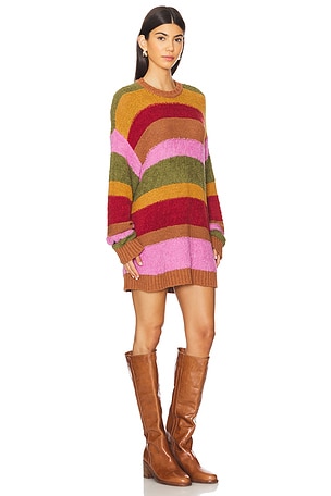 Show Me Your Mumu Chilly Sweater in Pink,Burnt Orange