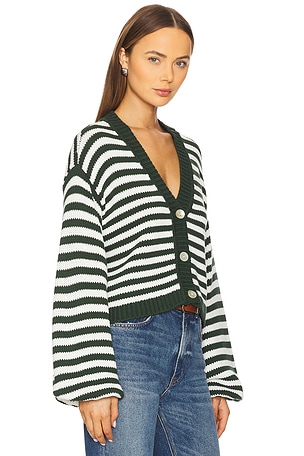 Show Me Your Mumu Good Karma Cardigan in Dark Green