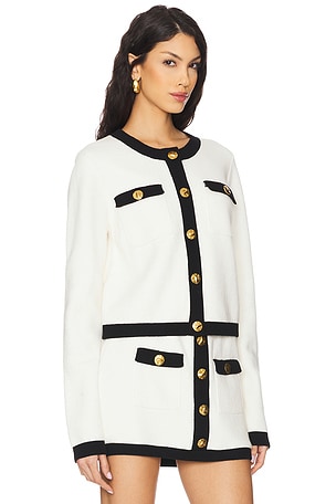 Show Me Your Mumu Kit Cardi in Black,White