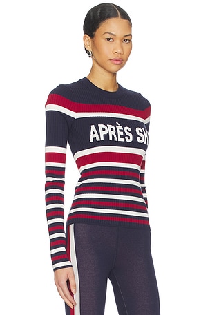 Show Me Your Mumu Slopes Sweater in Navy