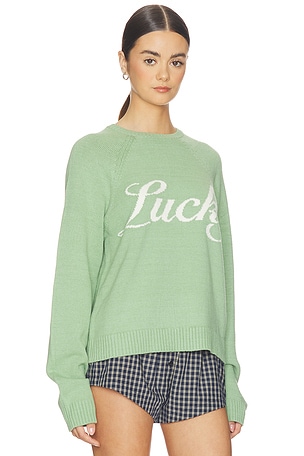 Show Me Your Mumu Off Duty Sweater in Mint. Size L. Also