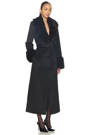 Show Me Your Mumu Checkroom Coat in Black