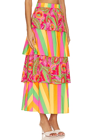 Show Me Your Mumu Full Swing Skirt in Pink