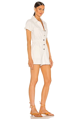 Show Me Your Mumu Cannon Romper in White