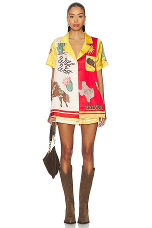 Show Me Your Mumu Home & Away Set in Red,Yellow