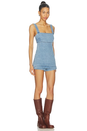 Show Me Your Mumu Rio Romper in Blue